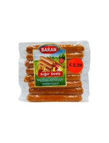 Bakan Beef Sausages 400ml