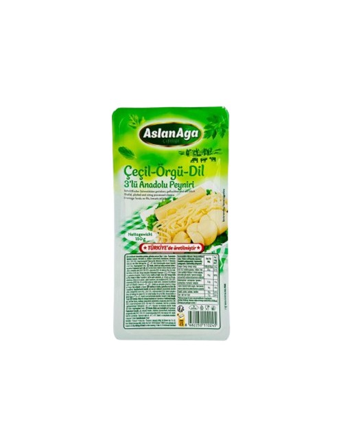 Aslan Aga String-Braid-Ribbon 3-Piece Cheese 150gr